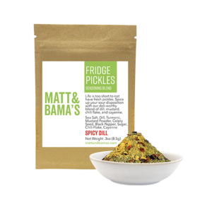 Spicy Dill Fridge Pickles